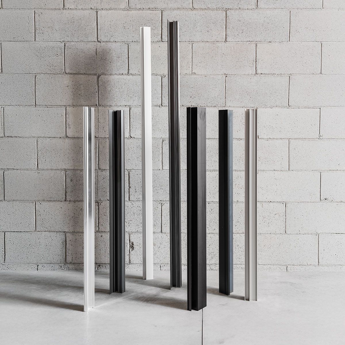 Aluminum extrusion profiles designed and engineered in-house by IOC project partners.