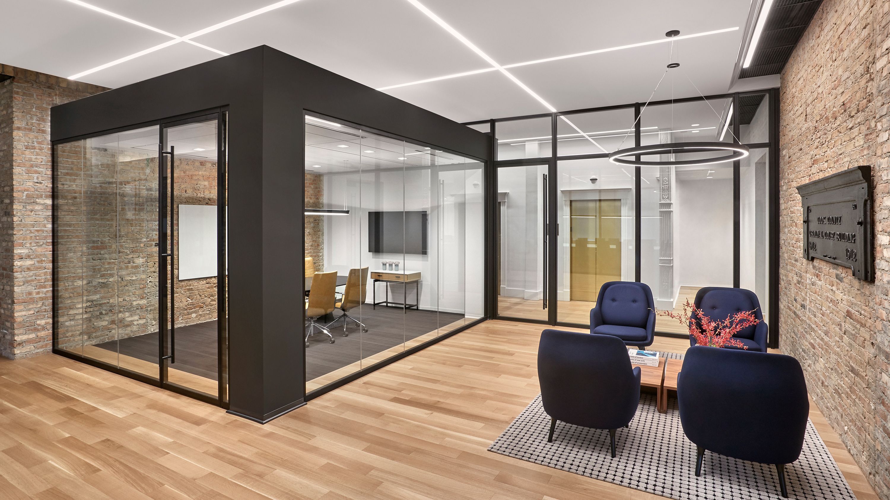 Soundproof office pod integrated into a modern open-plan workspace, offering privacy and focus without isolating the environment.
